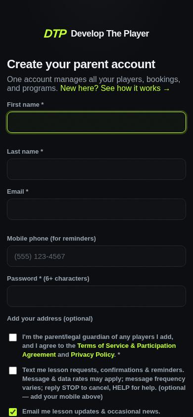 Step 4: Fill in your details