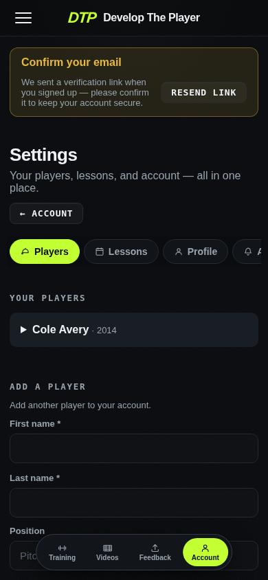 Step 10: Player added