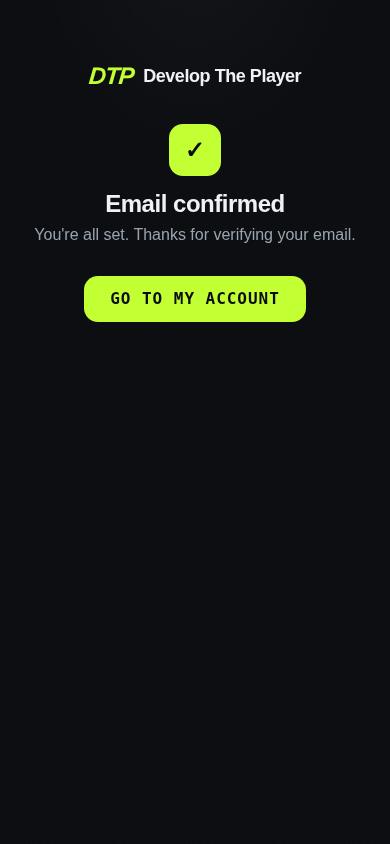 Step 12: Tap the link in your welcome email