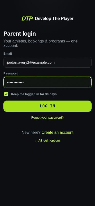 Step 13: Enter your email and password